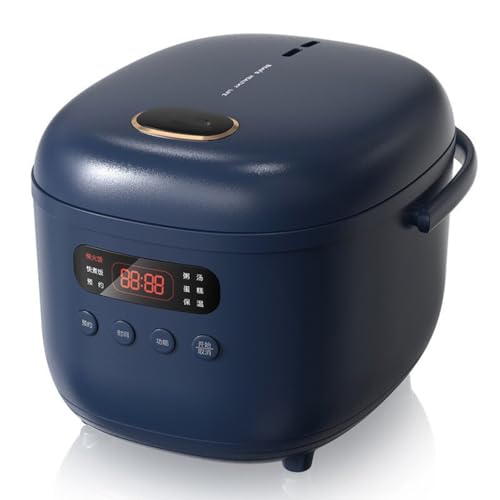 2L Mini Smart Rice Cooker with Timer & Keep Warm Function