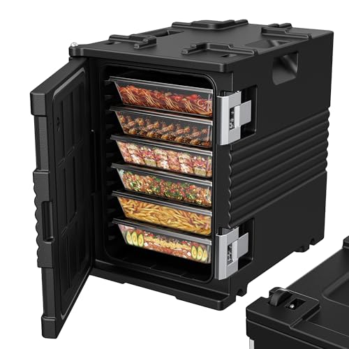 95QT Food Warmer with Wheels & Stainless Steel Latch
