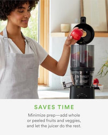 Self-Feeding Cold Press Juicer with Wide-Mouth Hopper