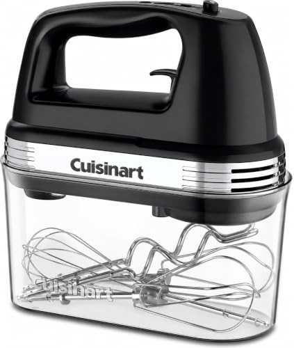 220W Electric Hand Mixer with 5 Speeds & Extra-Long Beaters