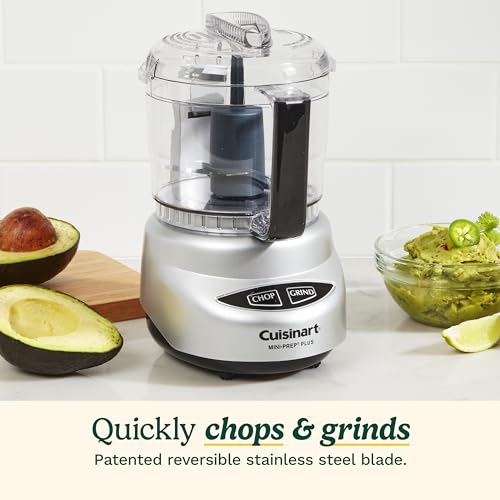 24oz Mini Food Processor with Reversible Stainless Steel Blade