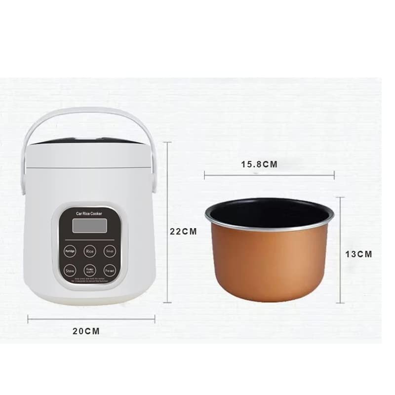 2L Smart Portable Rice Cooker for Car & Home Use