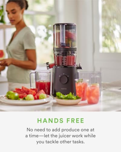 Self-Feeding Cold Press Juicer with Wide-Mouth Hopper