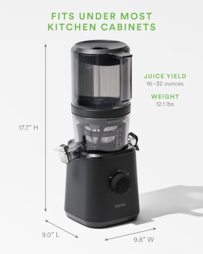 Self-Feeding Cold Press Juicer with Wide-Mouth Hopper