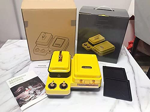 Multifunction Breakfast Maker for Waffles, Sandwiches & Pancakes