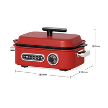 Multifunction Electric Hot Pot, Grill & Steamer Cooker