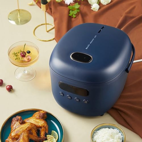2L Mini Smart Rice Cooker with Timer & Keep Warm Function