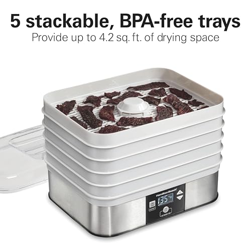 Digital Food Dehydrator for Fruit, Jerky & Vegetables