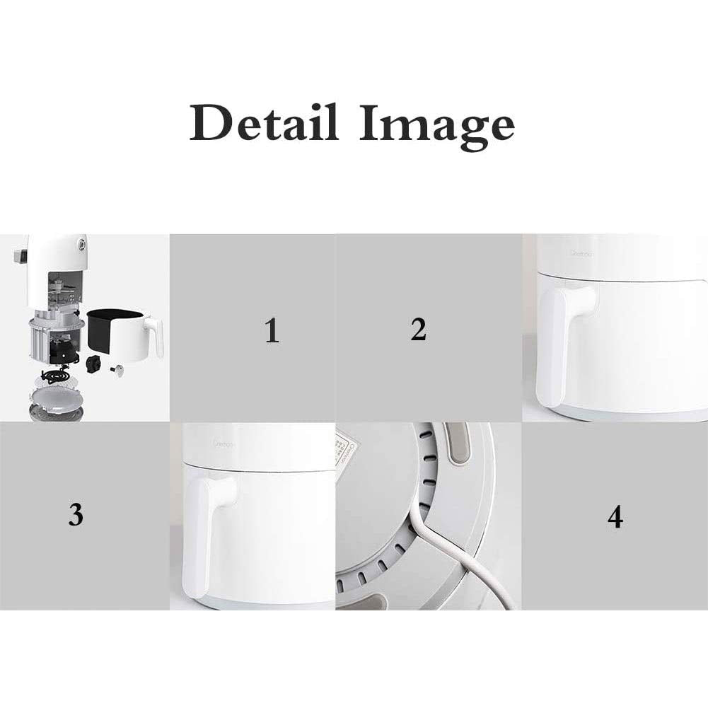Oil-Free Air Fryer with Preheat & Knob Control