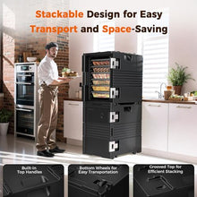 95QT Food Warmer with Wheels & Stainless Steel Latch