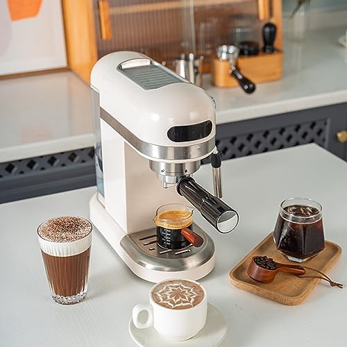 Semi-Automatic Espresso Machine with Milk Frother