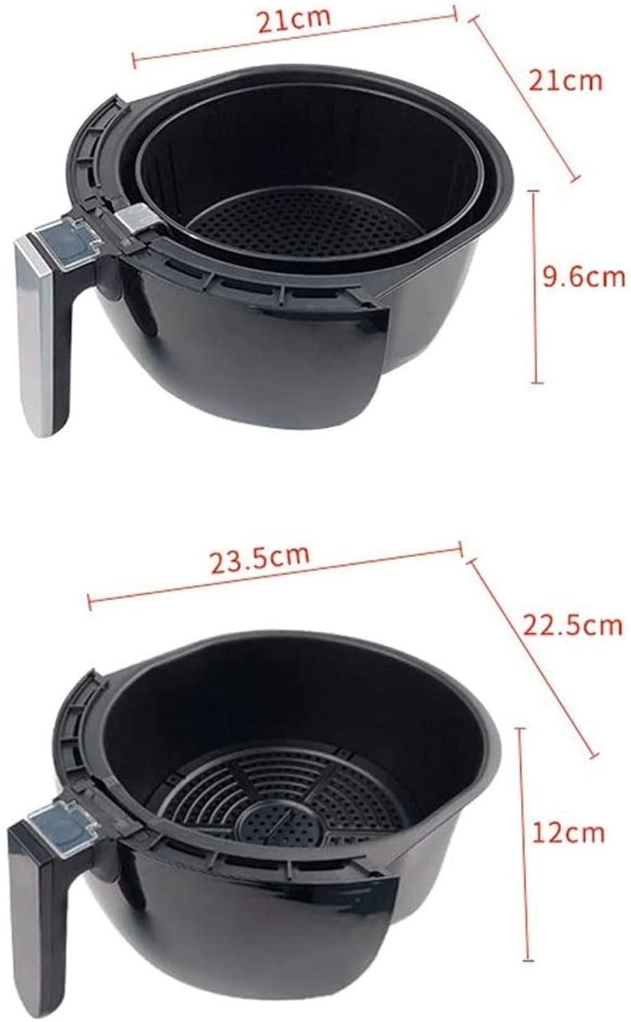 1500W Digital Air Fryer with 7 Presets & Nonstick Basket