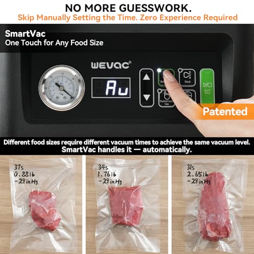 12-Inch Chamber Vacuum Sealer with Auto Vacuum Sensing