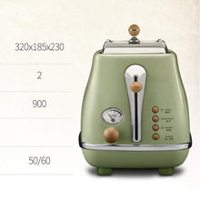 2-Slice Stainless Steel Toaster with Extra-Wide Slots
