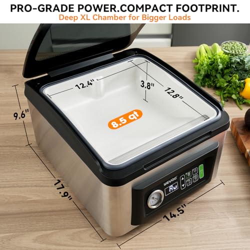 12-Inch Chamber Vacuum Sealer with Auto Vacuum Sensing