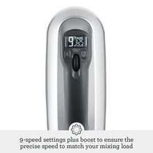 240W Hand Mixer with 9-Speed Control & Scraper Beaters
