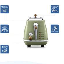 2-Slice Stainless Steel Toaster with Extra-Wide Slots