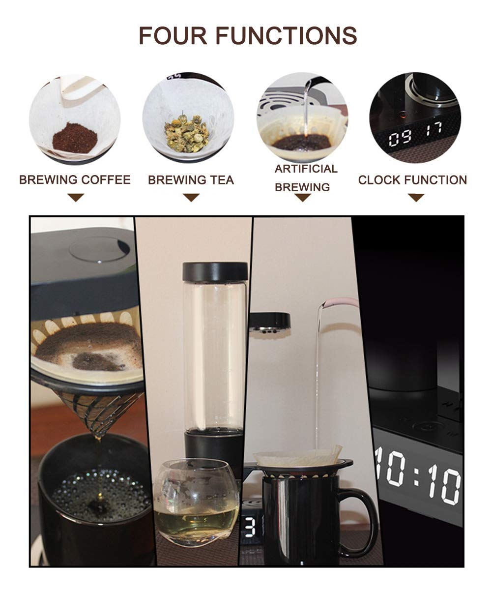 Automatic Coffee Machine with Independent Water Tank & Sharing Pot