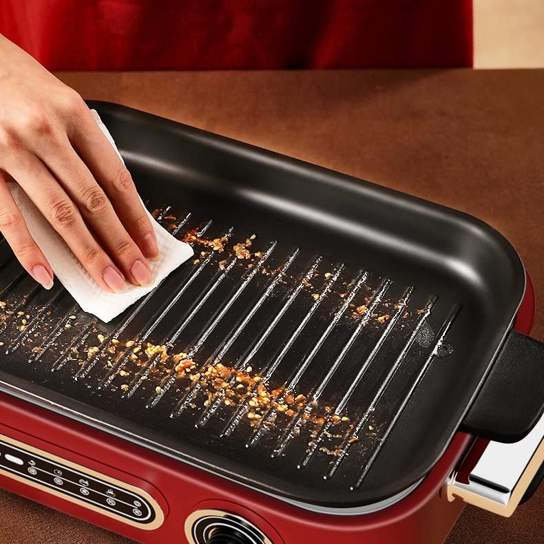 Multifunction Electric Hot Pot, Grill & Steamer Cooker