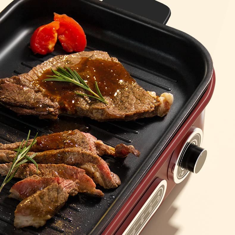 Multifunction Electric Hot Pot, Grill & Steamer Cooker