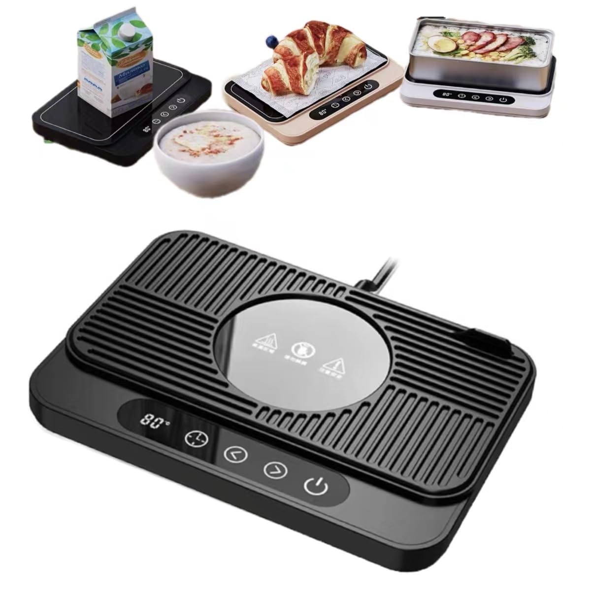Electric Warming Tray & Mug Warmer with Constant Temperature