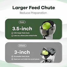 250W Slow Masticating Juicer with 3.5-Inch Wide Feed Chute
