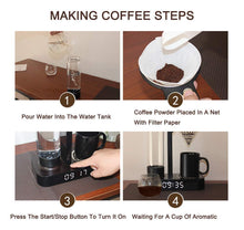 Automatic Coffee Machine with Independent Water Tank & Sharing Pot