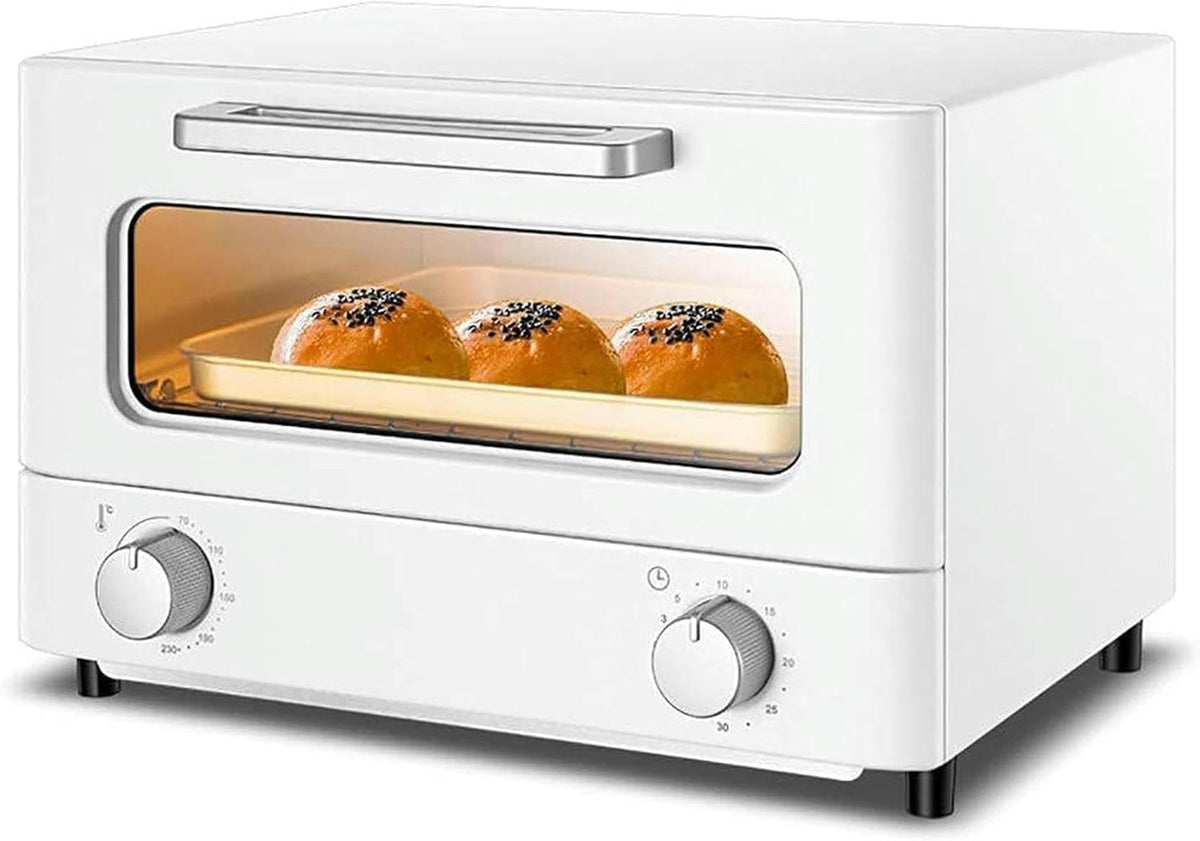 12L Mini Convection Toaster Oven with Timer & Grill