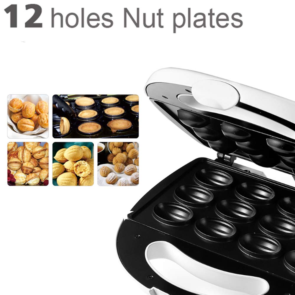 12-Cavity Electric Walnut Cake & Waffle Maker