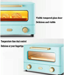 12L Mini Convection Toaster Oven with Timer & Grill