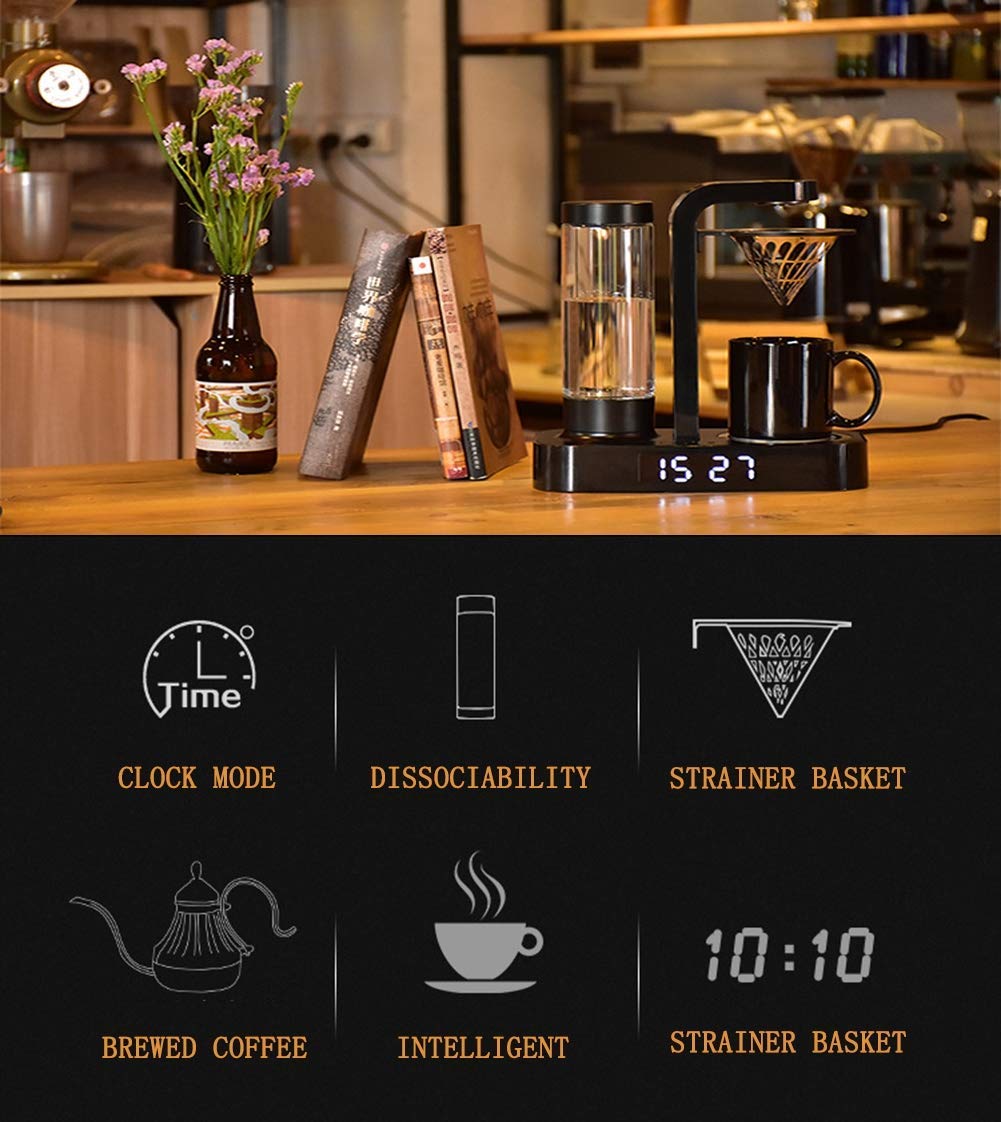 Automatic Coffee Machine with Independent Water Tank & Sharing Pot