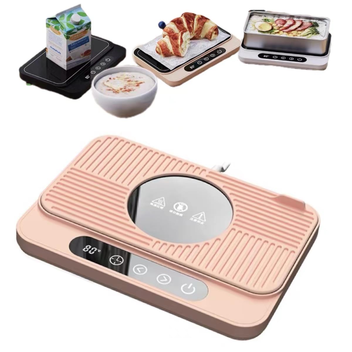 Electric Warming Tray & Mug Warmer with Constant Temperature