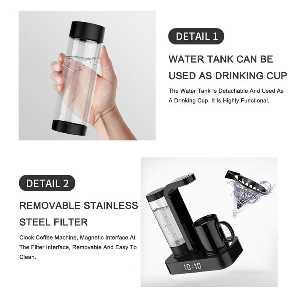 Automatic Coffee Machine with Independent Water Tank & Sharing Pot
