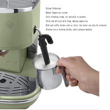 Retro Semi-Automatic Espresso Machine with Milk Frother