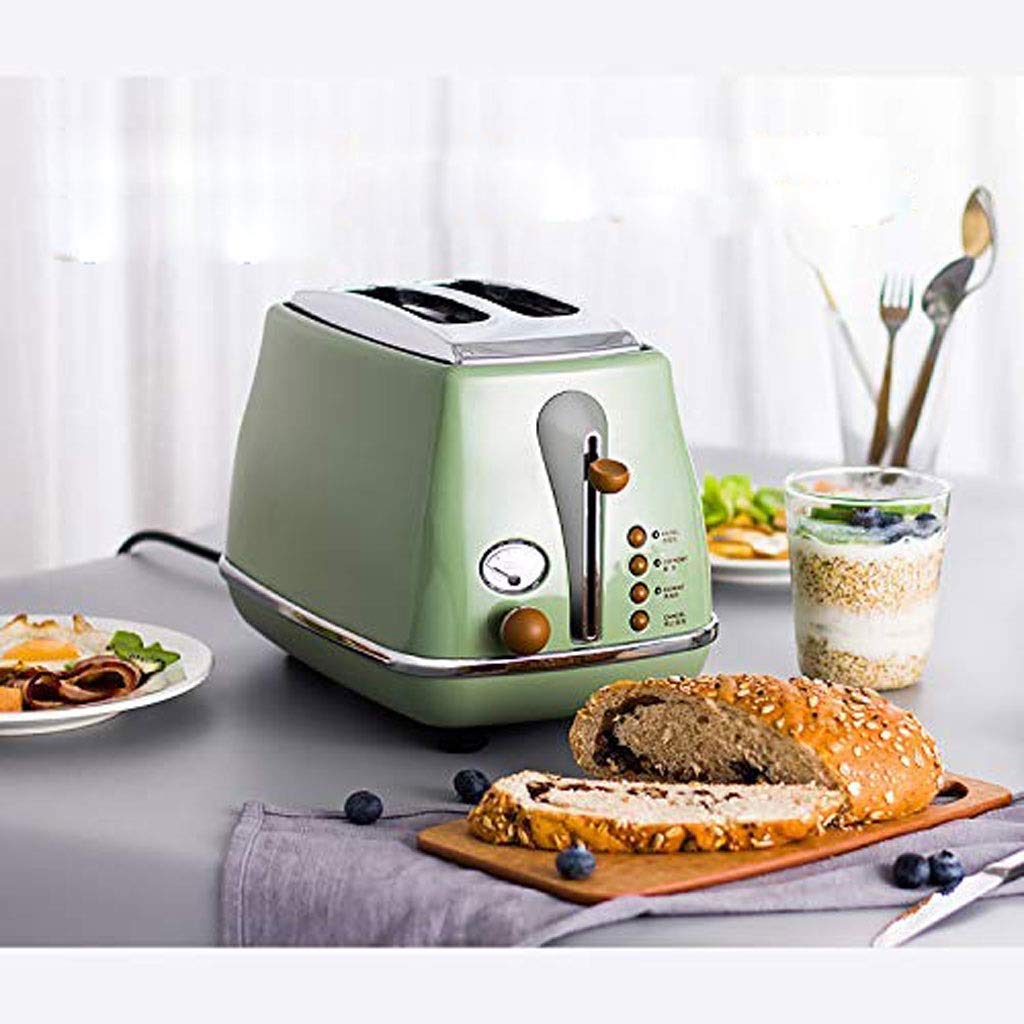 2-Slice Stainless Steel Toaster with Extra-Wide Slots