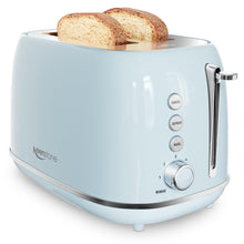 Retro 2-Slice Stainless Steel Toaster with 6 Browning Settings
