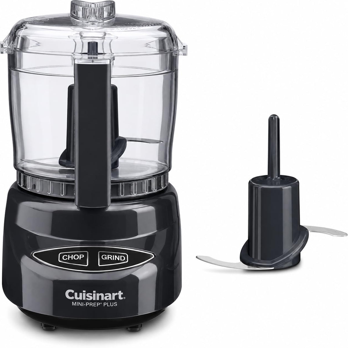 24oz Mini Food Processor with Reversible Stainless Steel Blade