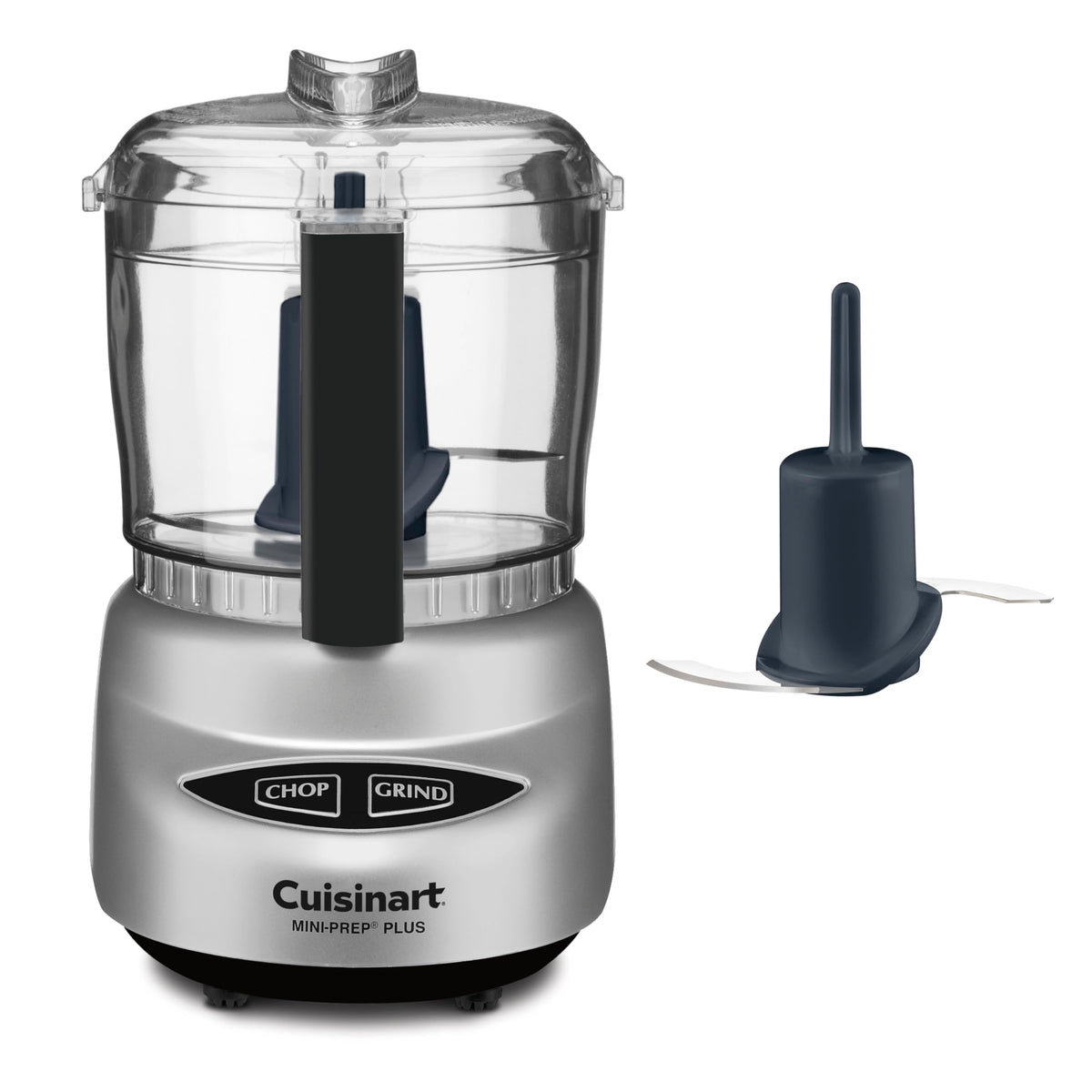 24oz Mini Food Processor with Reversible Stainless Steel Blade