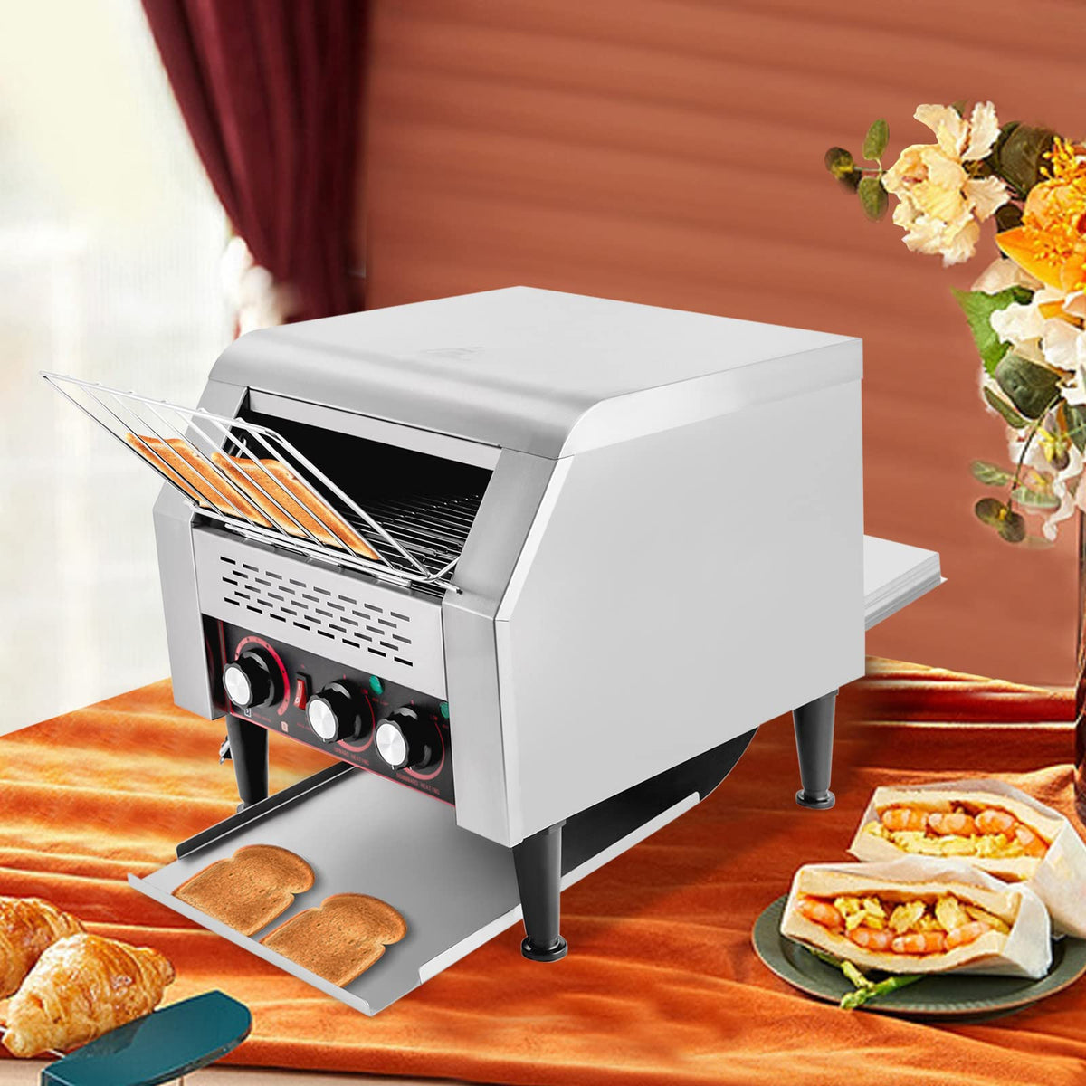 Commercial Conveyor Toaster, 300 Slices per Hour