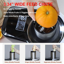 1250W Centrifugal Juicer with 3.34-Inch Wide Feed Chute