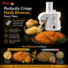 1000W Electric Vegetable Grater & Slicer with 4 Stainless Steel Blades