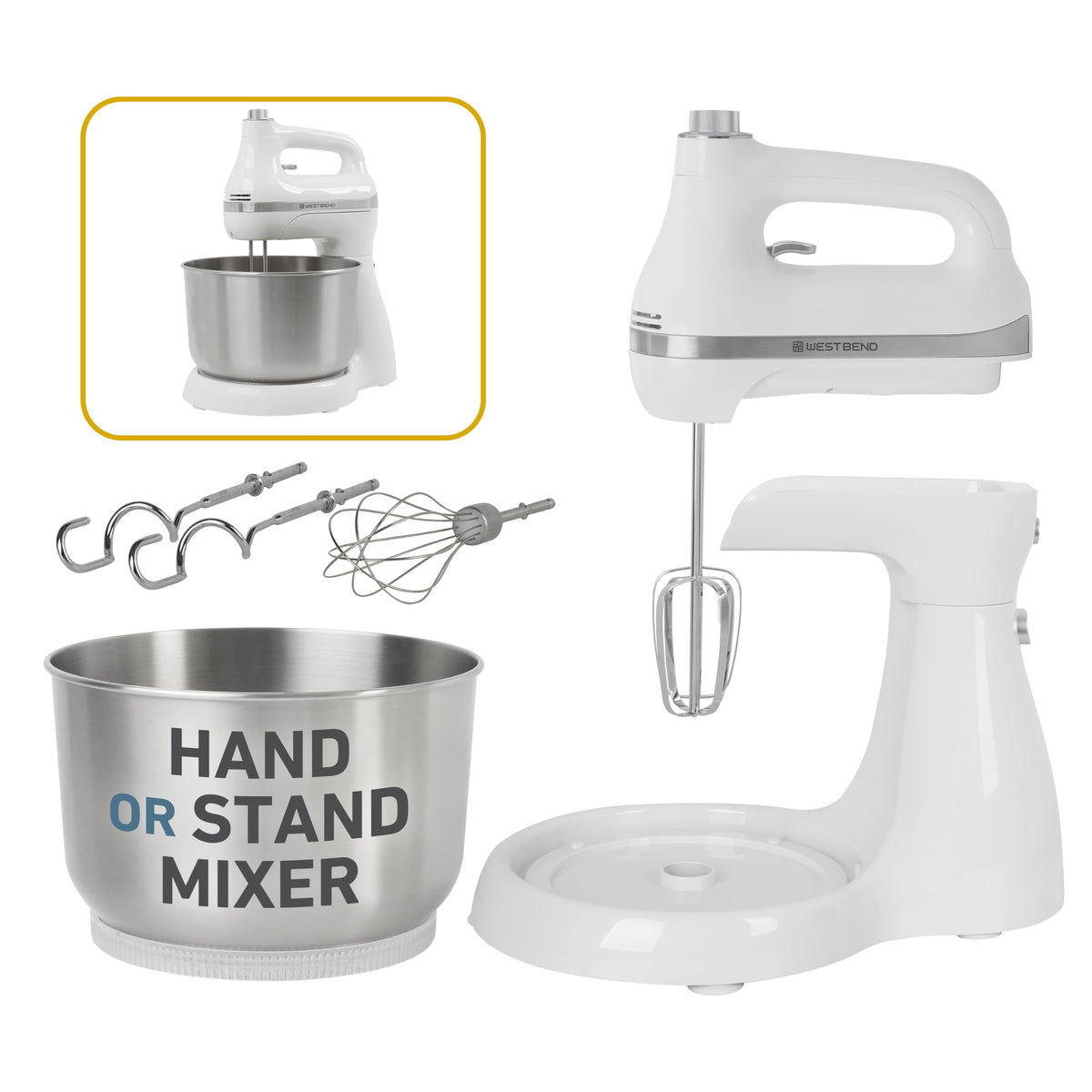 West Bend Two Sweet 2-in-1 Mixer