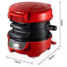 Electric Burger & Breakfast Sandwich Maker with Nonstick Griddle