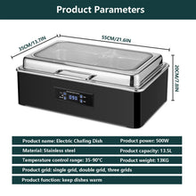 13.5L Electric Buffet Food Warmer with Temperature Control