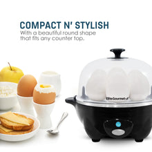 7-Egg Electric Cooker & Omelet Maker with Auto Shut-Off