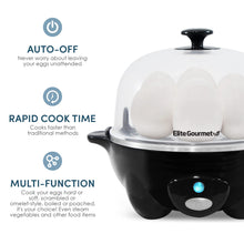 7-Egg Electric Cooker & Omelet Maker with Auto Shut-Off