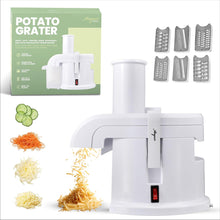 1000W Electric Vegetable Grater & Slicer with 4 Stainless Steel Blades
