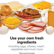Electric Burger & Breakfast Sandwich Maker with Nonstick Griddle