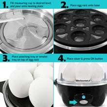 7-Egg Electric Cooker & Omelet Maker with Auto Shut-Off