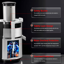 1250W Centrifugal Juicer with 3.34-Inch Wide Feed Chute